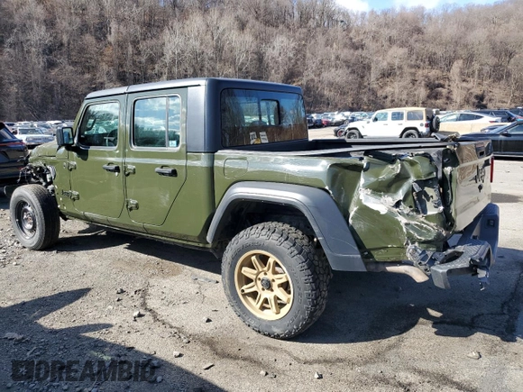 2022 Jeep Gladiator Texas Trail with VIN 1C6HJTAG1NL128872, listed as a Copart auction lot 47757625 with 33,410 mi miles and Salvage title. Bid and sale history available at DreamBid. Image 2.