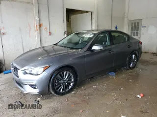 2019 Infiniti Q50 Luxe с VIN JN1EV7AR2KM591993, выставлен на аукционе Copart как лот 58812755 с пробегом 58 336 миль миль и Списание • Salvage title. История ставок и продаж доступна на DreamBid. Изображение 1.