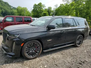 2024 Cadillac Escalade AWD V-Series with VIN 1GYS4HK92RR125835, listed as a Copart auction lot 60098455 with 10,416 mi miles and Salvage title. Bid and sale history available at DreamBid. Image 1.
