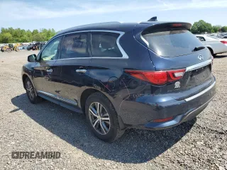 2020 Infiniti QX60 Luxe with VIN 5N1DL0MM2LC528742, listed as a Copart auction lot 56390605 with 66,786 mi miles and Salvage title. Bid and sale history available at DreamBid. Image 2.
