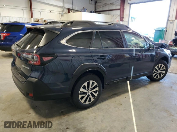 2025 Subaru Outback Premium with VIN 4S4BTAFC2S3142810, listed as a Copart auction lot 82951334 with 2,077 mi miles and Salvage Title. Bid and sale history available at carsss.com. Image 3.