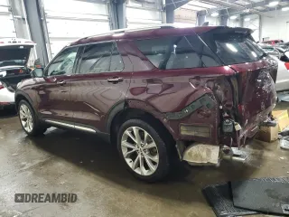 2022 Ford Explorer Platinum with VIN 1FM5K8HW4NNA06011, listed as a Copart auction lot 84296524 with 51,429 mi miles and Salvage Title. Bid and sale history available at carsss.com. Image 2.