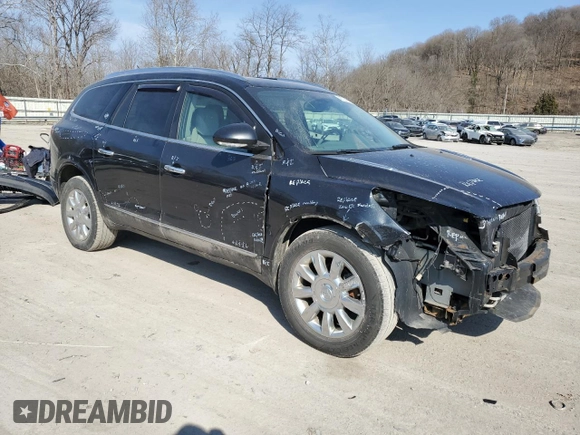 2015 Buick Enclave Leather with VIN 5GAKVBKD0FJ228252, listed as a Copart auction lot 48724465 with 210,103 mi miles and Salvage Title. Bid and sale history available at carsss.com. Image 4.