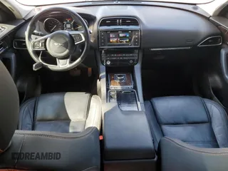 2018 Jaguar F-Pace 35t Prestige with VIN SADCK2EV7JA261102, listed as a Copart auction lot 76942774 with 58,955 mi miles and Salvage title. Bid and sale history available at DreamBid. Image 8.