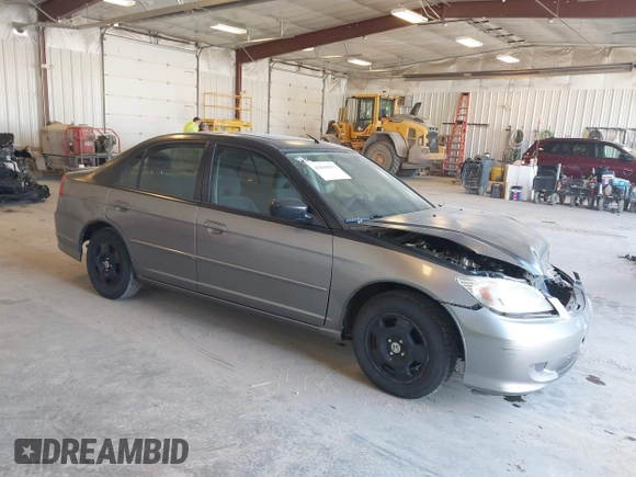 2005 Honda Civic with VIN JHMES96615S020610, listed as a IAAI auction lot 42098993 with 135,778 mi miles and . Bid and sale history available at DreamBid. Image 1.