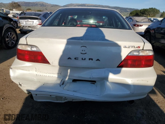 2002 Acura TL Type S w/Navigation with VIN 19UUA56982A010727, listed as a Copart auction lot 45600315 with 260,119 mi miles and Salvage Title. Bid and sale history available at carsss.com. Image 6.