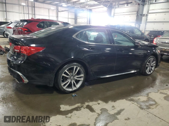 2020 Acura TLX w/Technology Pkg with VIN 19UUB3F43LA004051, listed as a Copart auction lot 47397835 with 55,765 mi miles and Salvage Title. Bid and sale history available at carsss.com. Image 3.