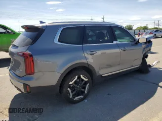 2024 Kia Telluride S with VIN 5XYP6DGC7RG491176, listed as a Copart auction lot 57329605 with 19,287 mi miles and Salvage title. Bid and sale history available at DreamBid. Image 3.