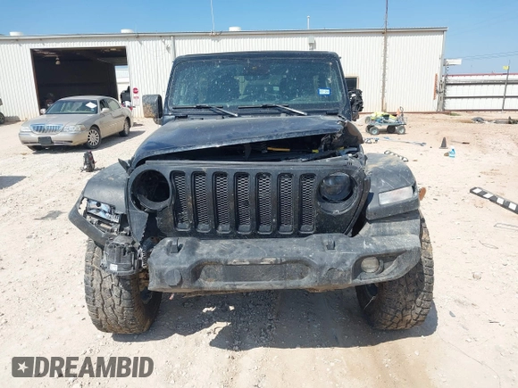 2022 Jeep Wrangler Unlimited Sport with VIN 1C4HJXDG7NW120432, listed as a IAAI auction lot 40498948 with 11,235 mi miles and . Bid and sale history available at DreamBid. Image 12.