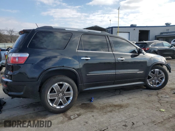 2011 GMC Acadia Denali with VIN 1GKKVTEDXBJ369456, listed as a Copart auction lot 88414175 with 177,640 mi miles and Salvage Title. Bid and sale history available at carsss.com. Image 3.