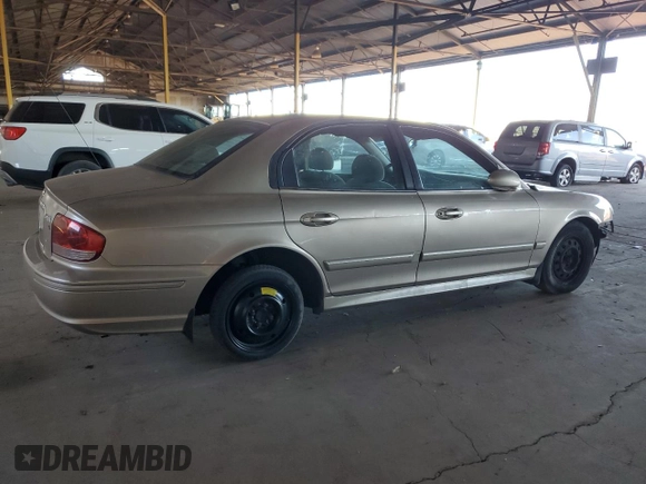2005 Hyundai Sonata GL with VIN KMHWF25H55A182018, listed as a Copart auction lot 84380404 with 143,710 mi miles and Salvage Title. Bid and sale history available at carsss.com. Image 3.