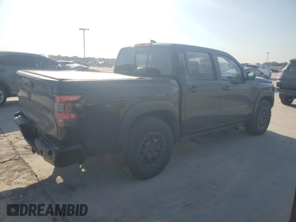 2022 Nissan Frontier SV with VIN 1N6ED1EK5NN615256, listed as a Copart auction lot 53124975 with 29,745 mi miles and Salvage title. Bid and sale history available at DreamBid. Image 3.