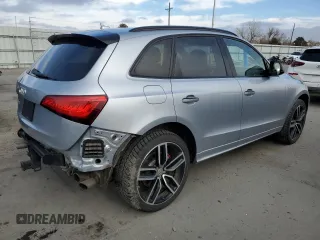 2017 Audi SQ5 Premium Plus with VIN WA1CCAFP5HA083262, listed as a Copart auction lot 46470175 with 117,460 mi miles and Salvage Title. Bid and sale history available at carsss.com. Image 3.