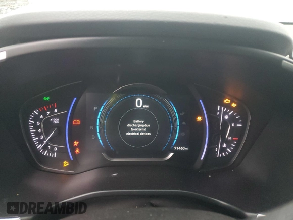 2019 Hyundai Santa Fe Limited with VIN 5NMS5CAD6KH000603, listed as a Copart auction lot 44112055 with 71,460 mi miles and Salvage Title. Bid and sale history available at carsss.com. Image 9.