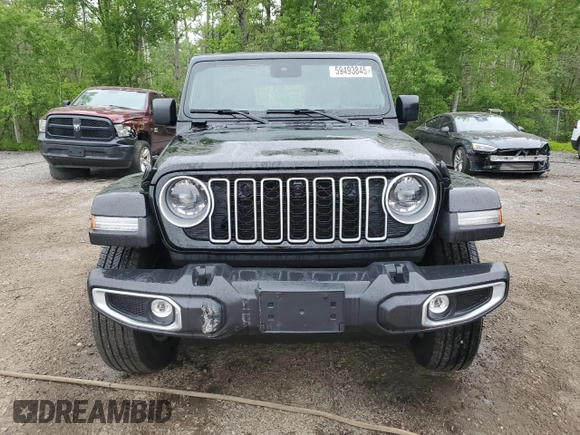 2024 Jeep Wrangler Sahara with VIN 1C4PJXEG5RW345092, listed as a Copart auction lot 59493845 with 669 mi miles and Clean title. Bid and sale history available at DreamBid. Image 5.