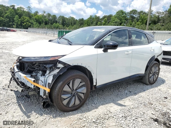 2023 Nissan ARIYA PREMIERE with VIN JN1BF0BAXPM411103, listed as a Copart auction lot 57527704 with 10,326 mi miles and Salvage Title. Bid and sale history available at carsss.com. Image 1.
