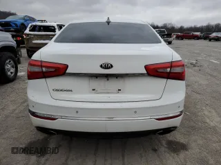 2014 Kia Cadenza Premium with VIN KNALN4D77E5127008, listed as a Copart auction lot 86964554 with 144,381 mi miles and Salvage Title. Bid and sale history available at carsss.com. Image 6.