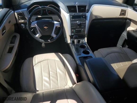 2012 Chevrolet Traverse LTZ with VIN 1GNKVLED6CJ153270, listed as a Copart auction lot 53430065 with 144,076 mi miles and Salvage Title. Bid and sale history available at carsss.com. Image 8.