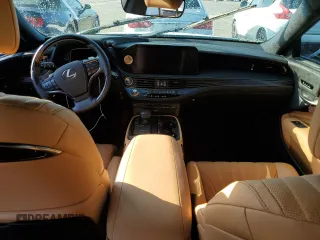2021 Lexus LS with VIN JTHD51FFXM5013754, listed as a Copart auction lot 73820734 with 0 mi miles and Non Repairable. Bid and sale history available at carsss.com. Image 8.