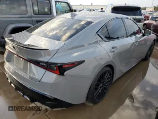 2022 Lexus IS 500 F Sport Performance Launch Edition with VIN JTHUP1D22N5001187, listed as a Copart auction lot 74929124 with 14,281 mi miles and Non repairable. Bid and sale history available at DreamBid. Image 3.