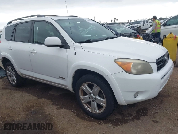 2006 Toyota RAV4 Sport with VIN JTMZK32VX65005262, listed as a IAAI auction lot 42185327 with 224,198 mi miles. Bid and sale history available at carsss.com. Image 1.