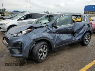 2020 Kia Sportage LX with VIN KNDPM3AC4L7779301, listed as a Copart auction lot 60274384 with 27,820 mi miles and Non Repairable. Bid and sale history available at carsss.com. Image 1.