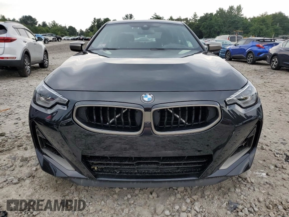 2022 BMW 2 Series M240i xDrive with VIN 3MW53CM07N8C61337, listed as a Copart auction lot 64004873 with 4,642 mi miles. Bid and sale history available at carsss.com. Image 5.