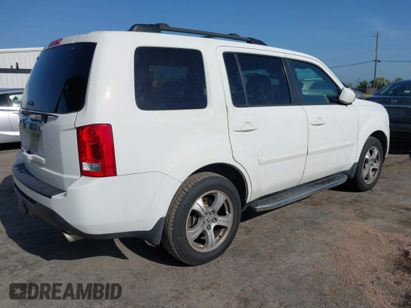 2013 Honda Pilot EX-L z VIN 5FNYF3H51DB042641, wystawiony jako IAAI lot #42238987 z przebiegiem 169 942 mil mil oraz . Historia ofert i sprzedaży dostępna na DreamBid. Obrazek 4.