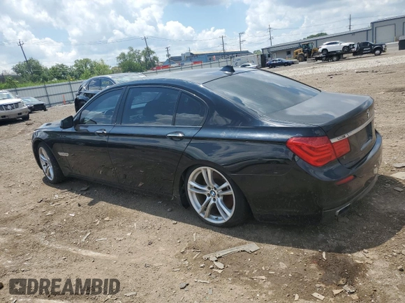 2012 BMW 7 Series 750Li xDrive with VIN WBAKC8C59CC434813, listed as a Copart auction lot 65277705 with Not provided miles and Clean title. Bid and sale history available at DreamBid. Image 2.