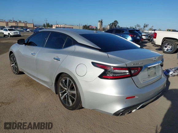 2021 Nissan Maxima SV with VIN 1N4AA6CV7MC512294, listed as a IAAI auction lot 42243607 with 87,803 mi miles and . Bid and sale history available at DreamBid. Image 3.
