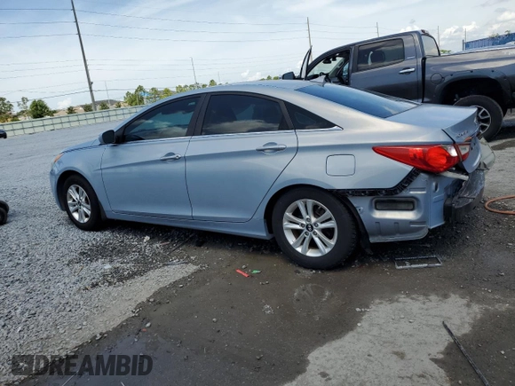 2013 Hyundai Sonata GLS with VIN 5NPEB4AC8DH640529, listed as a Copart auction lot 51281265 with 26,193 mi miles and Salvage Title. Bid and sale history available at carsss.com. Image 2.