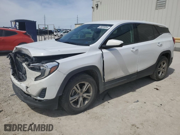 2018 GMC Terrain SLE with VIN 3GKALMEV3JL406337, listed as a Copart auction lot 49029205 with 66,350 mi miles and Salvage Title. Bid and sale history available at DreamBid. Image 1.
