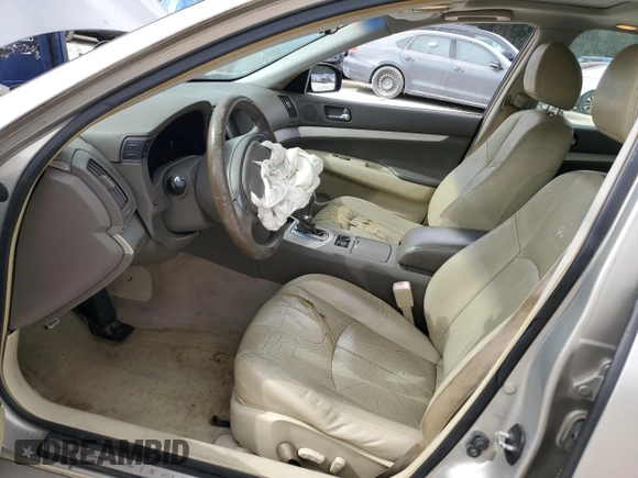 2008 Infiniti G35 Journey with VIN JNKBV61E28M212294, listed as a Copart auction lot 43658925 with 203,294 mi miles and Salvage Title. Bid and sale history available at DreamBid. Image 7.