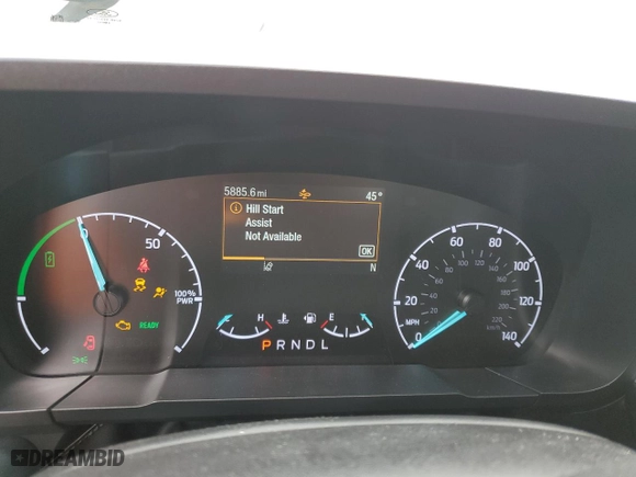 2023 Ford Maverick XL with VIN 3FTTW8E38PRA79358, listed as a Copart auction lot 47538755 with 5885 miles and Salvage Title. Bid and sale history available at carsss.com. Image 9.
