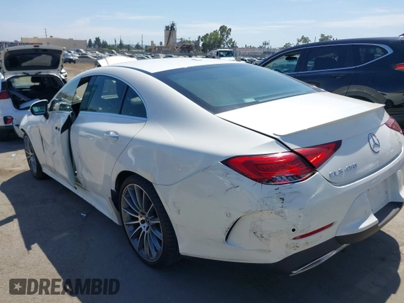2019 Mercedes-Benz CLS 450 with VIN WDD2J5JB3KA027716, listed as a IAAI auction lot 40065799 with 28,957 mi miles and . Bid and sale history available at DreamBid. Image 3.