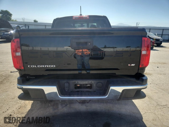 2022 Chevrolet Colorado 4WD LT with VIN 1GCGTCEN5N1145614, listed as a Copart auction lot 58131915 with 48,032 mi miles and Salvage title. Bid and sale history available at DreamBid. Image 6.