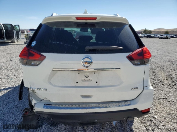 2017 Nissan Rogue S with VIN KNMAT2MVXHP520836, listed as a Copart auction lot 46544155 with 105,767 mi miles and Salvage Title. Bid and sale history available at carsss.com. Image 6.