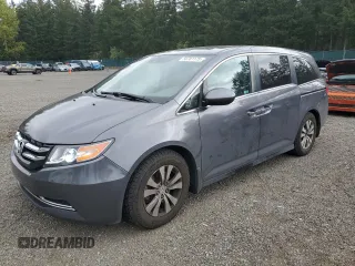 2016 Honda Odyssey EX-L z VIN 5FNRL5H69GB034664, wystawiony jako Copart lot #56781175 z przebiegiem 194 360 mil mil oraz Szkoda całkowita • Salvage title. Historia ofert i sprzedaży dostępna na DreamBid. Obrazek 1.