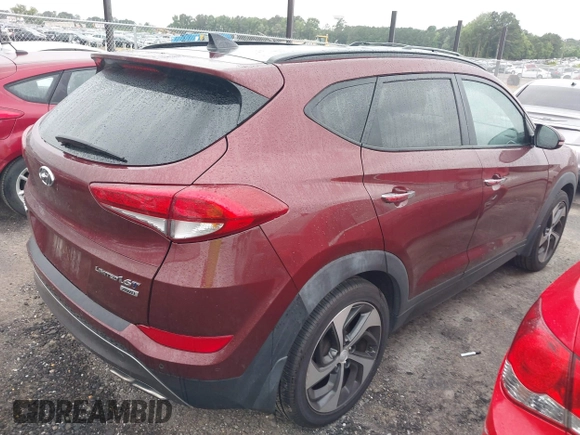 2016 Hyundai Tucson Limited z VIN KM8J3CA27GU114492, wystawiony jako IAAI lot #42361906 z przebiegiem 105 061 mil mil oraz . Historia ofert i sprzedaży dostępna na DreamBid. Obrazek 4.