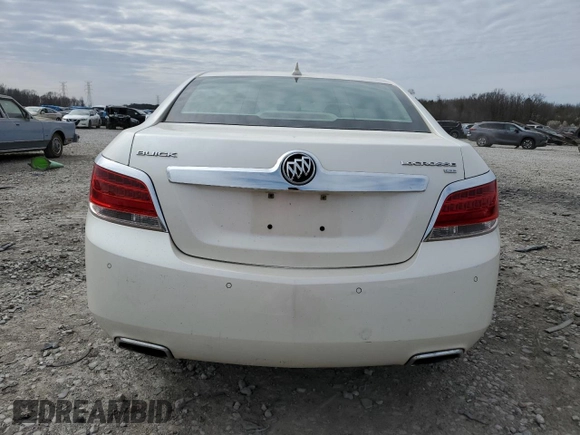 2010 Buick LaCrosse CXS with VIN 1G4GE5EV2AF173837, listed as a Copart auction lot 66584224 with Not Provided miles and Salvage Title. Bid and sale history available at DreamBid. Image 6.