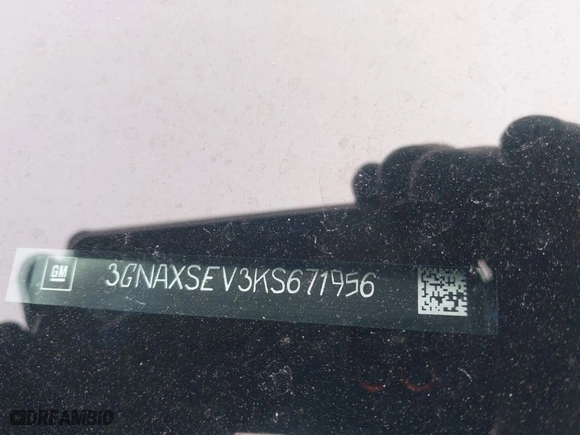 2019 Chevrolet Equinox LS with VIN 3GNAXSEV3KS671956, listed as a IAAI auction lot 41835363 with 73,895 mi miles. Bid and sale history available at carsss.com. Image 17.