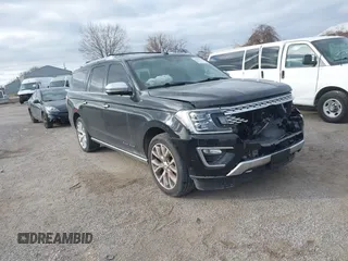 2018 Ford Expedition Max Platinum with VIN 1FMJK1MT4JEA45404, listed as a IAAI auction lot 41059314 with 139,455 mi miles and . Bid and sale history available at DreamBid. Image 1.