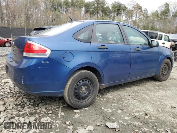 2008 Ford Focus S with VIN 1FAHP34N48W223081, listed as a Copart auction lot 51976795 with 154,939 mi miles and Salvage Title. Bid and sale history available at carsss.com. Image 3.