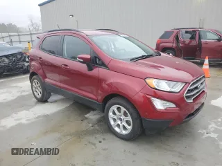 2021 Ford EcoSport SE with VIN MAJ3S2GE2MC447542, listed as a Copart auction lot 49314425 with 60,979 mi miles and Salvage Title. Bid and sale history available at DreamBid. Image 4.