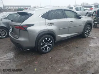 2015 Lexus NX 200t with VIN JTJBARBZ3F2029573, listed as a IAAI auction lot 41453048 with 108,476 mi miles. Bid and sale history available at carsss.com. Image 4.