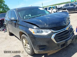 2020 Chevrolet Traverse LS z VIN 1GNERFKW9LJ167429, wystawiony jako IAAI lot #42163729 z przebiegiem 98 083 mil mil oraz . Historia ofert i sprzedaży dostępna na DreamBid. Obrazek 1.