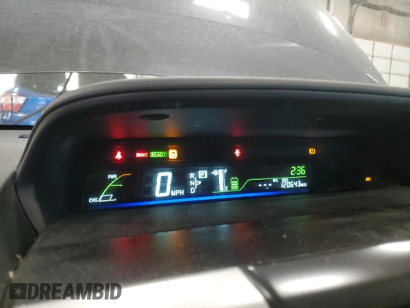 2012 Toyota Prius Two with VIN JTDZN3EU9C3044510, listed as a Copart auction lot 57397995 with 120,643 mi miles and Salvage Title. Bid and sale history available at DreamBid. Image 9.