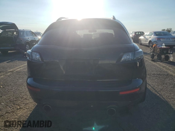 2006 Infiniti FX with VIN JNRAS08W16X207472, listed as a Copart auction lot 73719984 with 93,532 mi miles and Salvage Title. Bid and sale history available at DreamBid. Image 6.