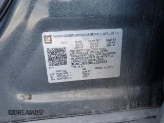 2020 Chevrolet Trax LS z VIN 3GNCJKSB9LL190321, wystawiony jako Copart lot #46644495 z przebiegiem Nie podano mil oraz Szkoda całkowita • Salvage title. Historia ofert i sprzedaży dostępna na DreamBid. Obrazek 14.