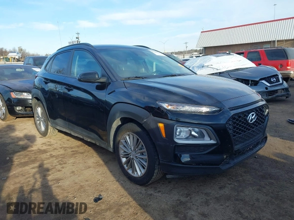 2021 Hyundai Kona SEL with VIN KM8K22AA3MU747284, listed as a IAAI auction lot 41609261 with 82,778 mi miles. Bid and sale history available at carsss.com. Image 1.